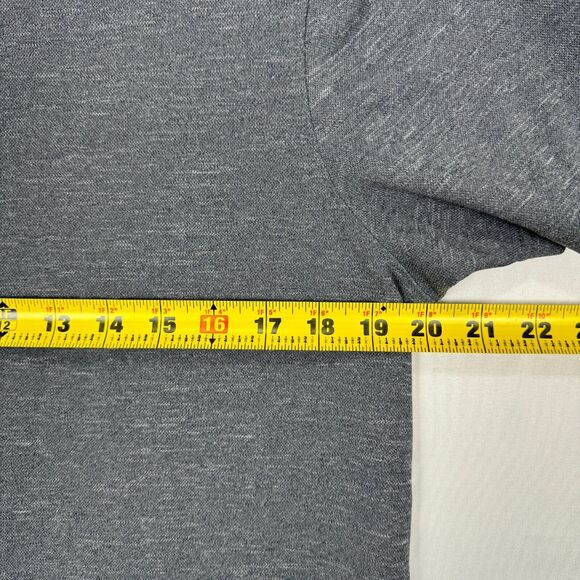Champion Polo Snap Button Collar Gray Sport Athletic Shirt Mens Size Large - Picture 11 of 12